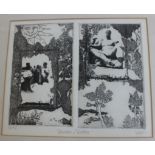 19th Century and later prints to include 'In the Park and 'Garden Marbles' limited edition 2/50,