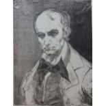 20th Century SchoolPortrait of Charles BaudelaireLithographTitled, indistinctly signed and no ed