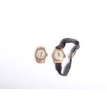 Two 9ct gold ladies cocktail watches.
