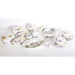 A part Royal Worcester Evesham pattern dinner service to include casserole dishes, bowls, ramekins