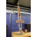 A full standing collapsible easel 206cm high