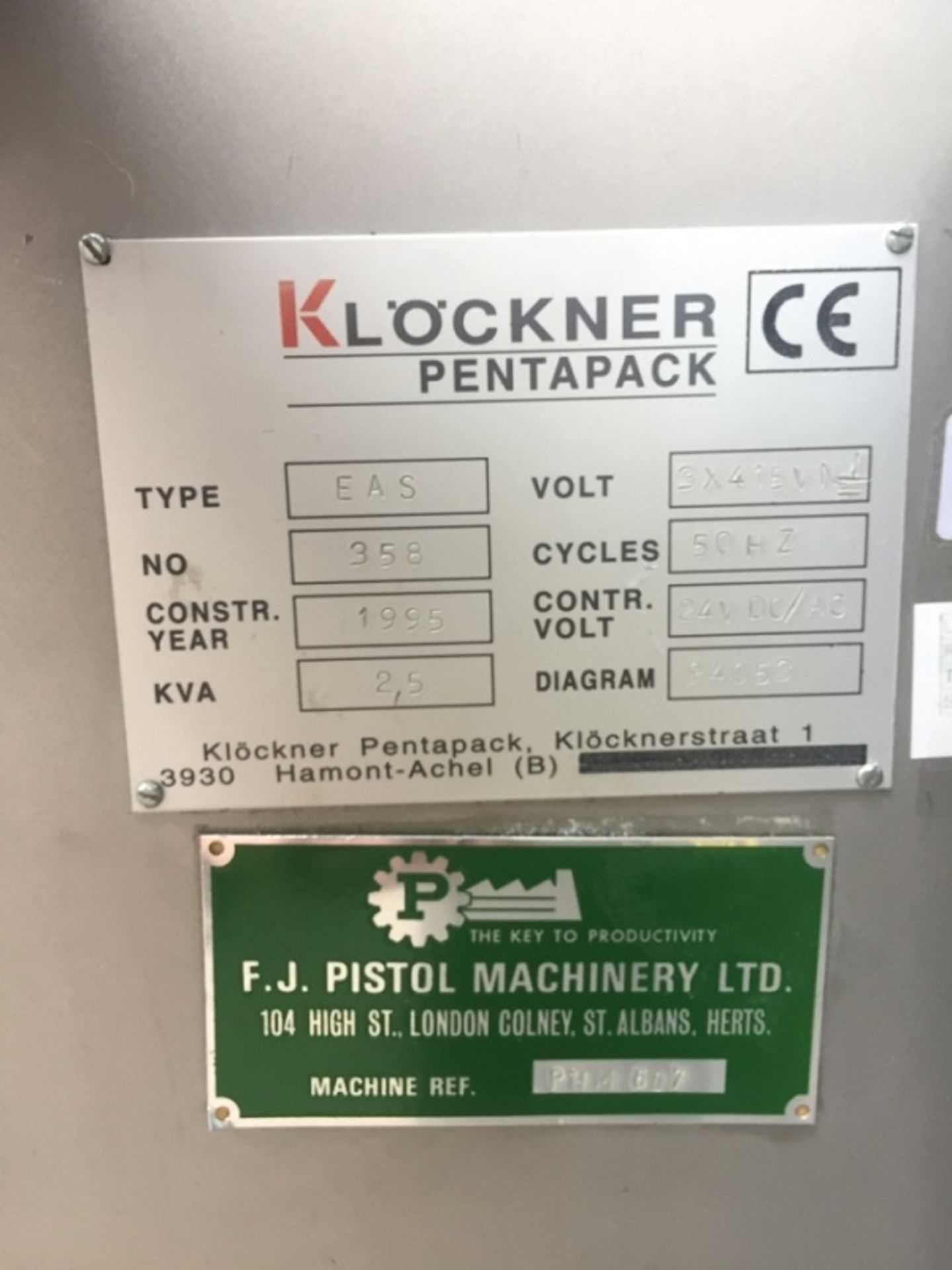 Klockner model EAS Unit-Dose blister packaging machine designed for pharmaceutical and nutraceutical - Image 13 of 13