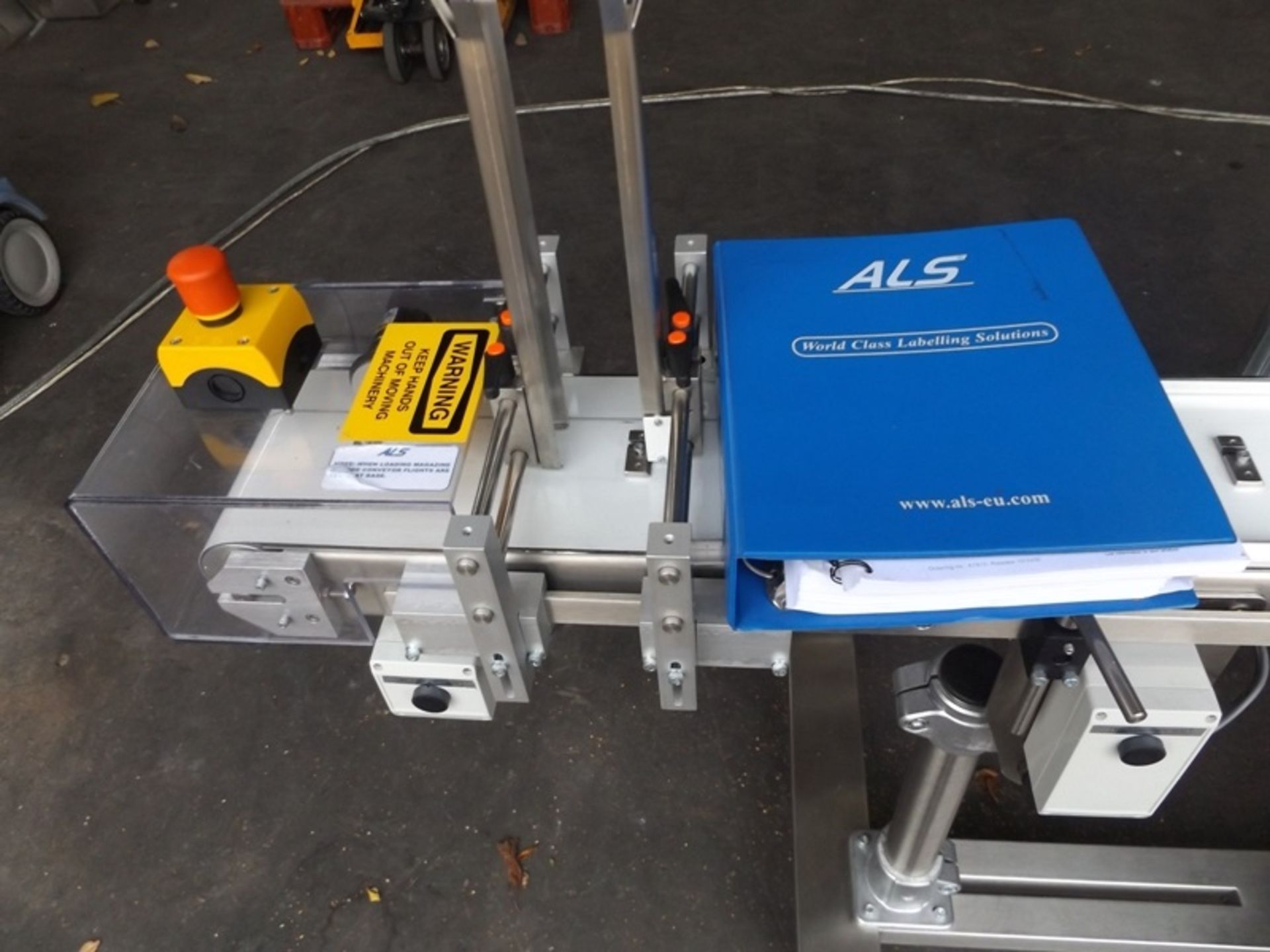 ALS 206 Top label applicator designed to apply self-adhesive labels and booklet labels to the top of - Image 7 of 20