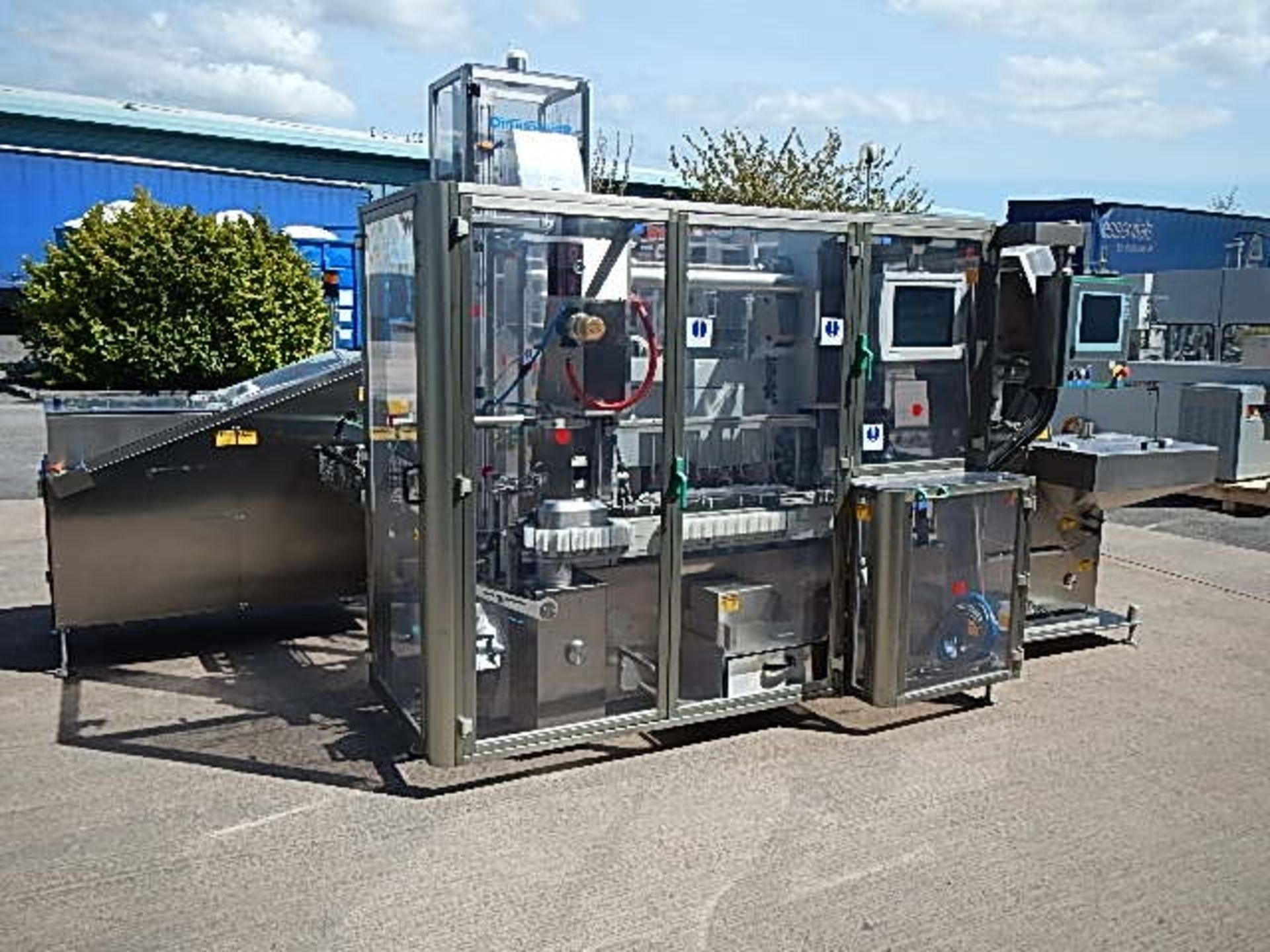 Marchesini MT1000 Rigid Tube Filler. Automatic filling and sealing of rigid tubes. Suitable to