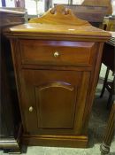 Pair of Victorian style solid mahogany bedside cabinets