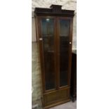 2 door glazed gun cabinet with ammunition cupboard