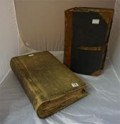 Two 19th century mill tweed & cloth sample books