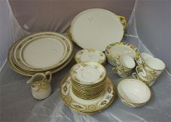 Quantity of Naritaki tea ware and 3 Ashets, Limouge style tea tray etc
