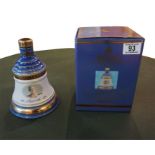 Boxed Bells extra special whisky decanter Queen Mothers 100th year anniversary