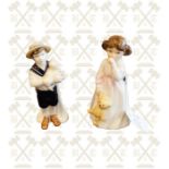 2 x Doulton figurines "Daddys Girl & Special Friend"