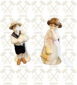2 x Doulton figurines "Daddys Girl & Special Friend"
