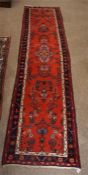 118 inches x 30 inches oriental style runner plus 78 inches x 50 inches oriental style rug