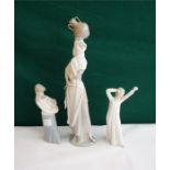 3 Spanish porcelain figurines