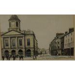 2 x Framed prints & photos including Kelso square and 1 other.