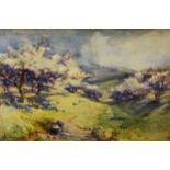 Watercolour landscape by Andrew Douglas 4 x 6 inch