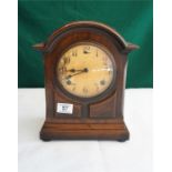 Edwardian Mahogany Cased Mantle Clock