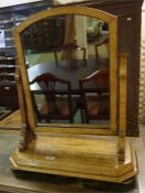 Pollard oak Victorian dressing table mirror