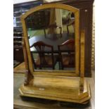 Pollard oak Victorian dressing table mirror