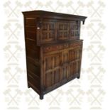 18th century welsh oak court cupboard