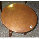 Copper topped occasional table