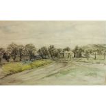 A framed watercolour by James Mcintosh Patrick RSA, ROI, ARE LLd born 1907