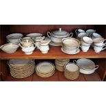 89 Piece part dinner service and coffee set, Naritaki Philippines.