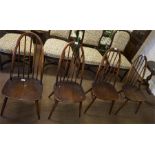 4 x Ercol dining chairs