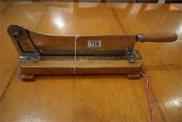 Authentic Vintage French Baguette Cutter, perfect working condition can be used for bread or veg