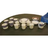 Part tea set & set of coffee cups & saucers by Susie Cooper