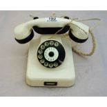 Austrian Bakelite 1940's telephone (has been re-wired to use with modern lines)