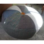 Patchwork tween large floor pouffe