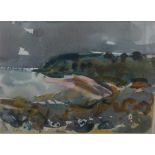 Archie Sutter Watt RSW (British 1915 - 2015) "Scottish Moorland Scene" Watercolour signed and dated