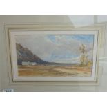 A Watercolour of Highland scene unsigned, after J D Harding