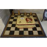 Chad valley chess set and a Parker brothers U.S.A club checker set