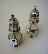 A Pair of George I Silver Sugar Sifters