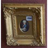 Three Victorian Giltwood Framed Portrait Prints Of Royalty