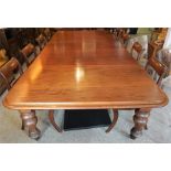 A Victorian Mahogany Wind Out Dining Table