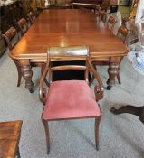 A Set Of Ten Regency Style Mahogany Dining Chairs