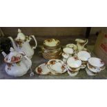 A Royal Albert Old Country Roses Tea Wares
