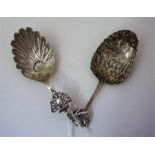 Two 18th Century Dutch Silver Caddy Spoons