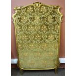 A Continental Gilded Tapestry Hallstand