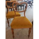 A Pair Of Victorian Maple DIning Chairs