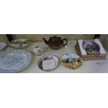 A Mixed Lot Of Victorian & Later Pottery & China