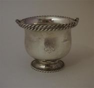 A Late Victorian Scottish Silver Bon-Bon/ Salt Basket