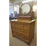 An Edwardian Mahogany Dressing Table