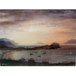 William McAnally (Scottish) "Seal Island" Watercolour, signed lower left, 40 x 54cm, framed