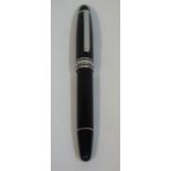 A Replica Mont Blanc Meisterstock Fountain Pen, with gold nib, engraved Iridium point Germany,