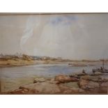 Paterson "West Haven Carnoustie" Watercolour, signed lower left, 25 x 34.5cm, framed