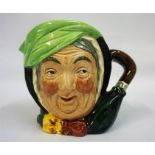 A Large Royal Doulton Character Jug Of Sairey Gamp, 14cm high