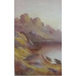 W. H. Watson (Irish) "Killarney" Lough Swilly" "Loch Scene", Group of three watercolours, signed and